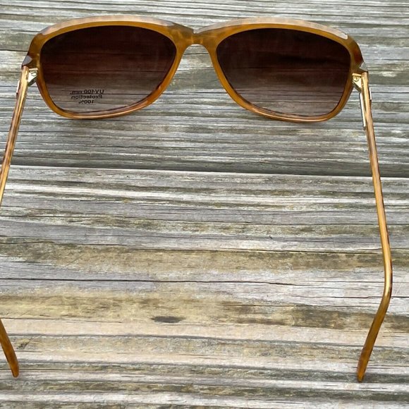 Jacques Fath Sunglasses Brown Tortoise Women Big Face Eye Wear Made in France main image 8